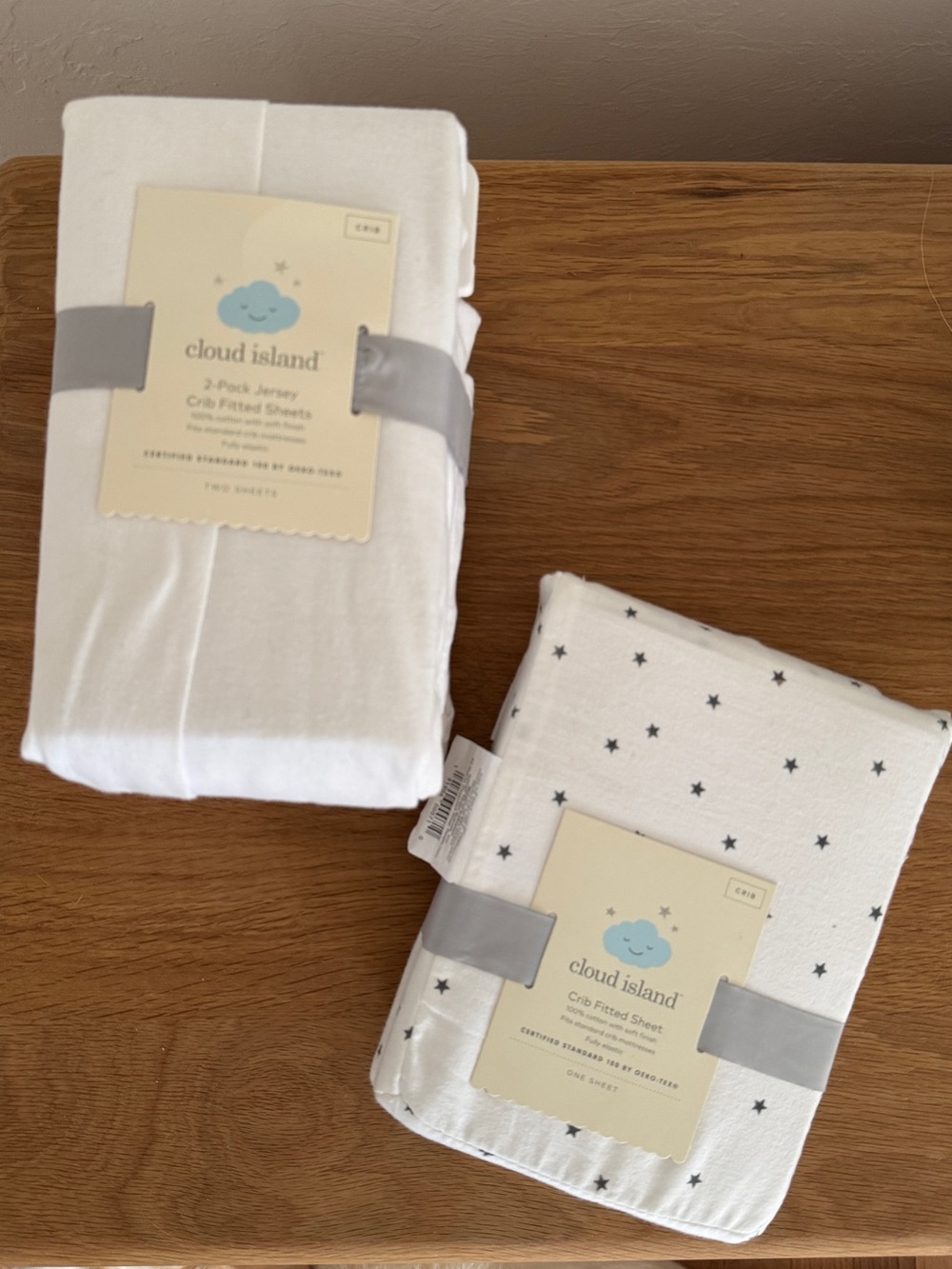 NWT Cloud Island Crib Fitted Sheet Bundle - 3 sheets total